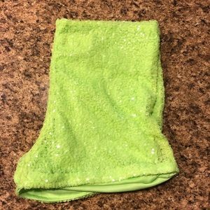 NWT🌵Sequin Lime Green Shorts🌵